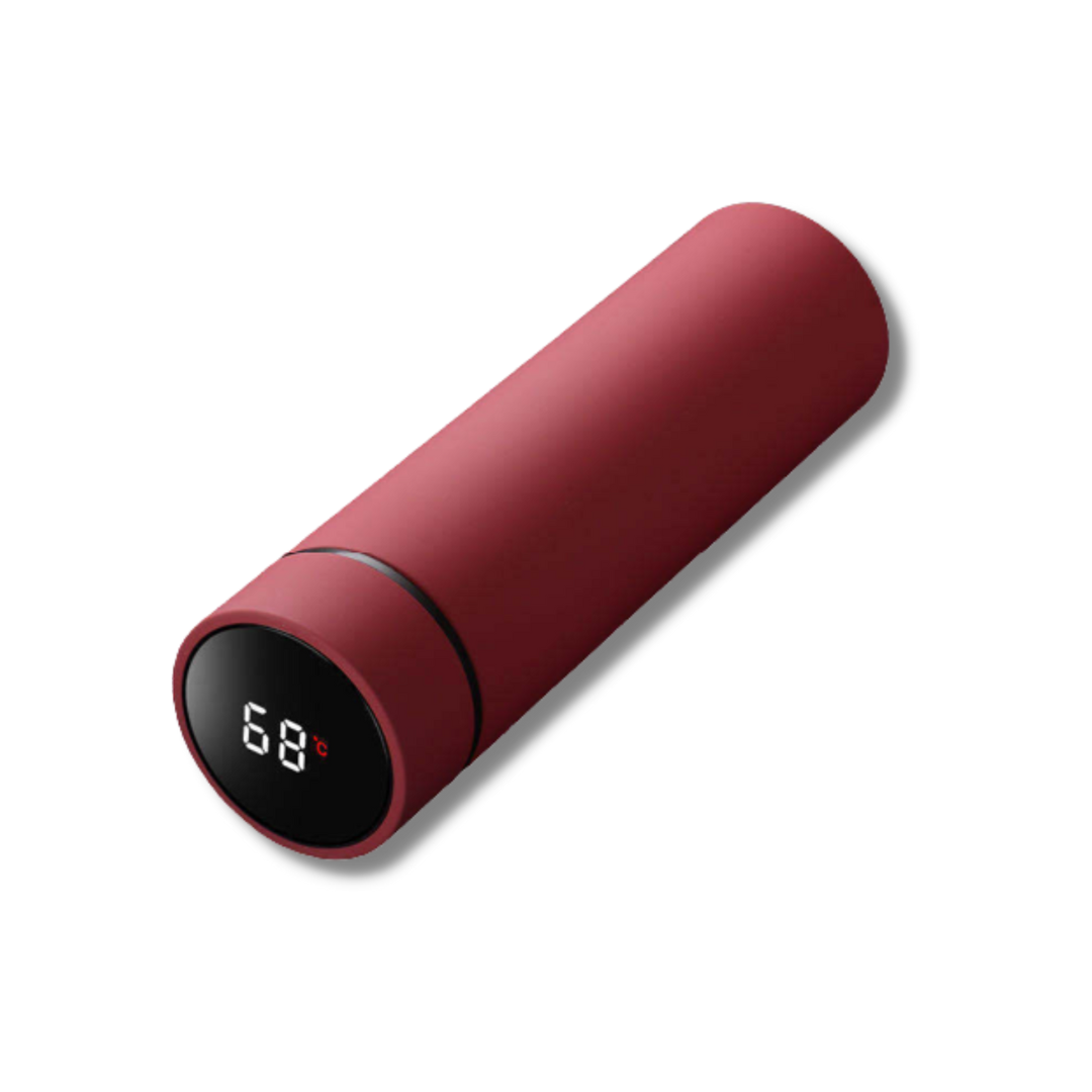 Smart thermos bottle with digital temperature display - TempKeeper