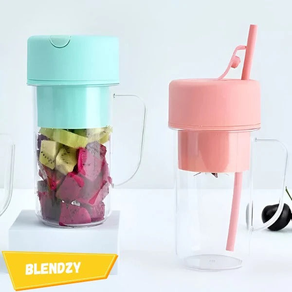 Portable smoothie mixer with battery – fresh drinks in 30 seconds