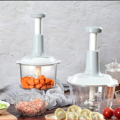 Manual chopper without electricity - stainless steel blades