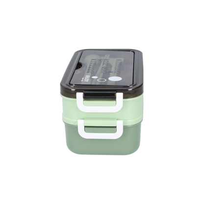 3-tier lunch box with soup container and cutlery