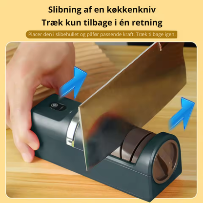 Electric knife sharpener USB rechargeable with battery