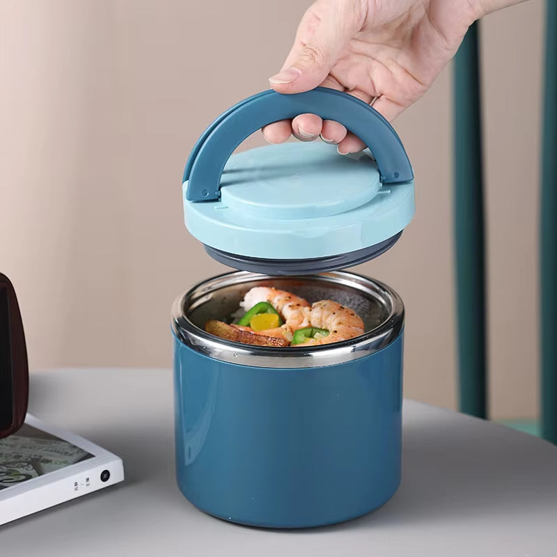 Stainless Steel Insulated Food Container - Leak Proof, 630ml or 1000ml