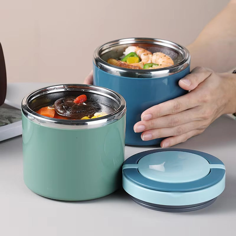 Stainless Steel Insulated Food Container - Leak Proof, 630ml or 1000ml