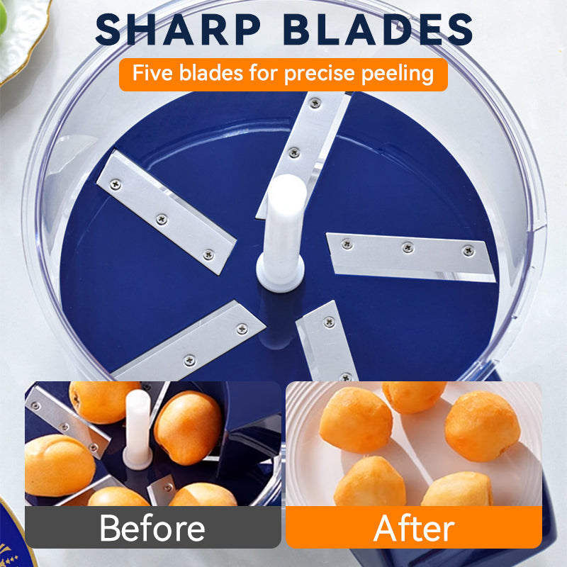 Electric chopper with 5 blade cutter head