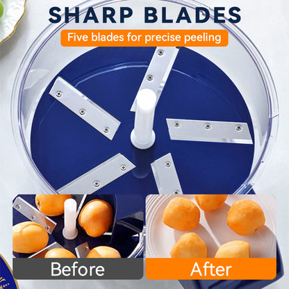 Electric chopper with 5 blade cutter head
