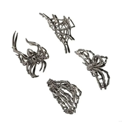 Halloween Accessories Hair Clips Spider Bat Designs