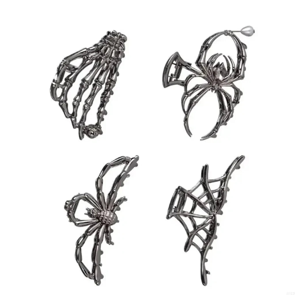 Halloween Accessories Hair Clips Spider Bat Designs