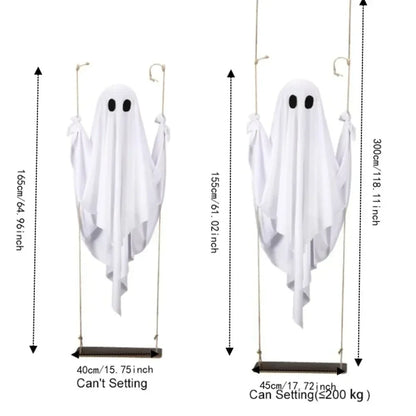 Halloween Decoration Ghost Flying Remote Controlled Swing