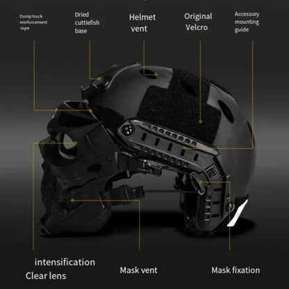 Halloween Mask Skull Tactical Helmet Outdoor Gear