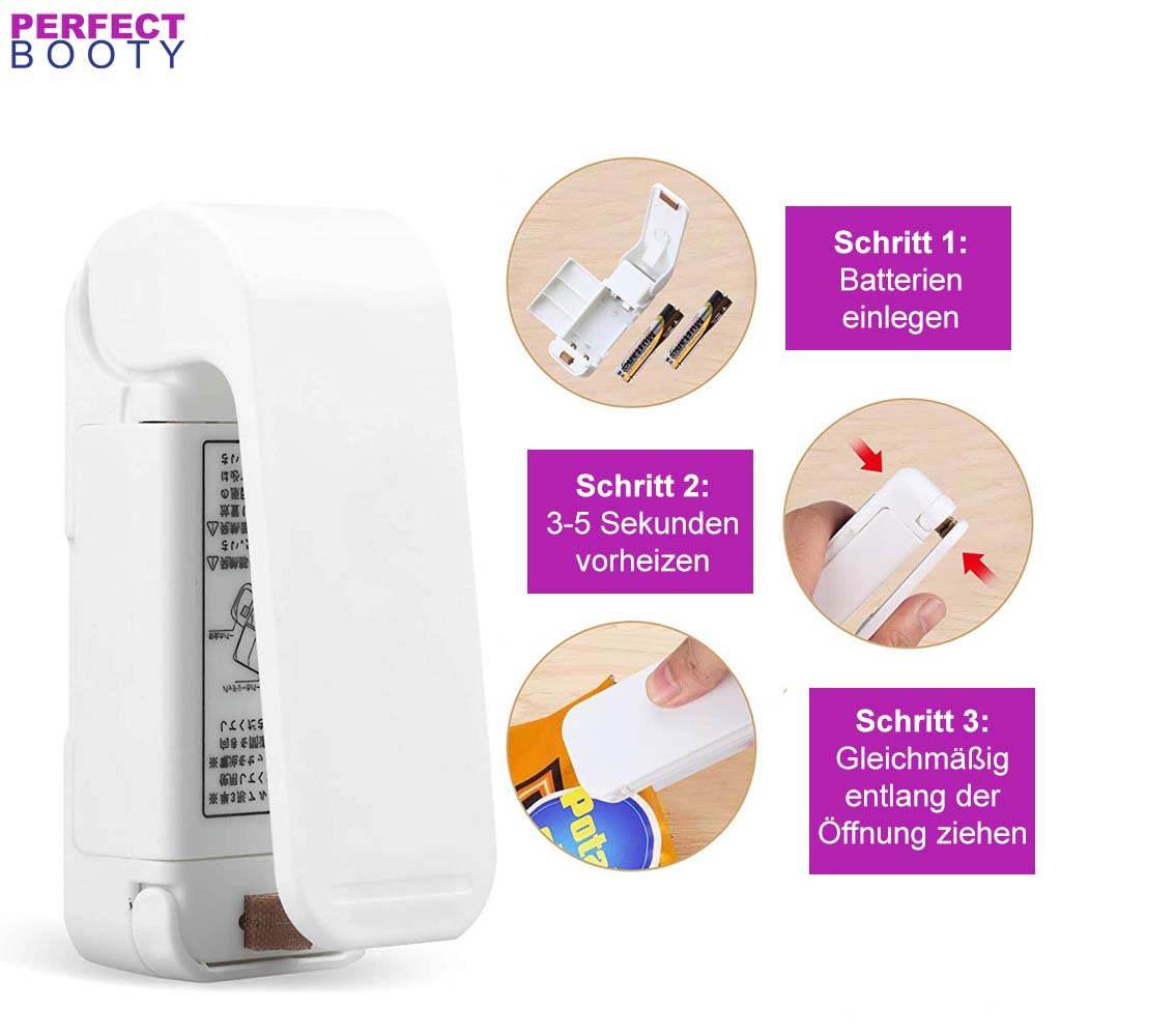 Compact bag sealer - FreshLock Sealer