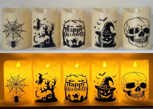 Halloween LED Candle: Flickering Flameless Party Decor