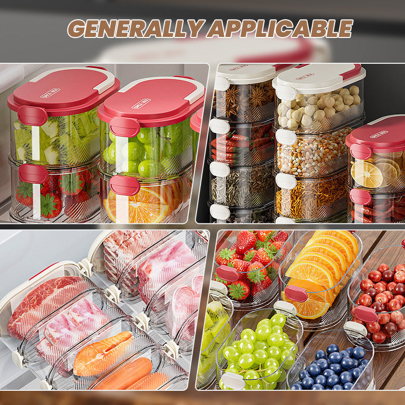Stackable spice rack - stay fresh, access quickly