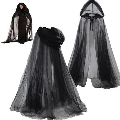 Adults Halloween Costume Hooded Cape for Women