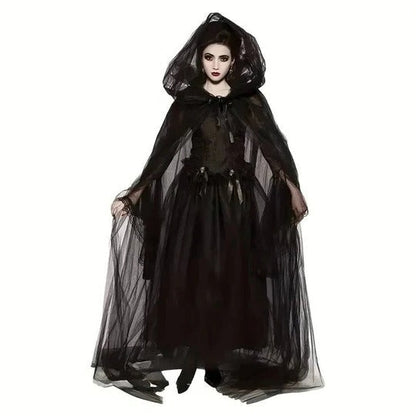 Adults Halloween Costume Hooded Cape for Women