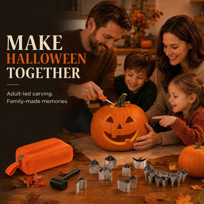 36 Pcs Pumpkin Carving Kit with 4 Candles Lights & 20 Pumpkin Stencils