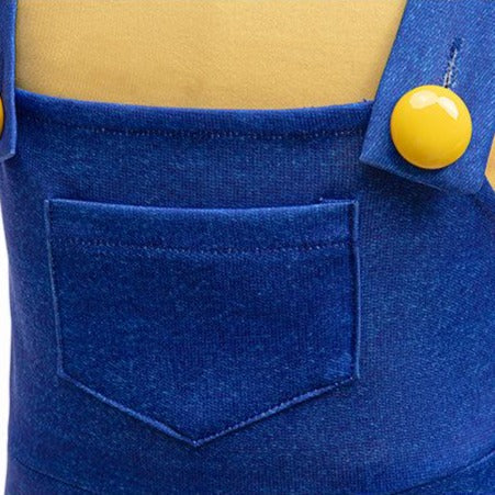 Boys Costume Yellow shirt and Denim overalls Kids Costumes Halloween Costumes