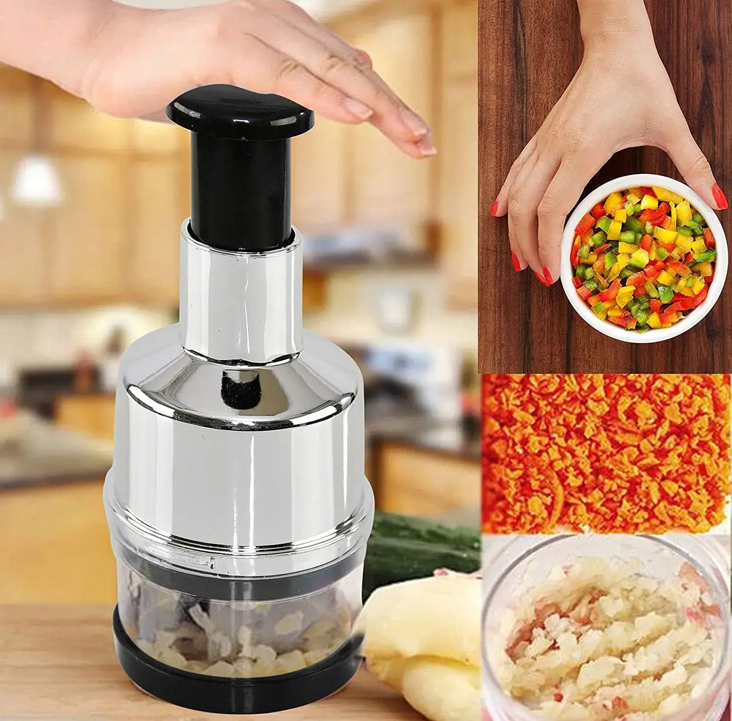 Manual stainless steel vegetable cutters - ChefChop Pro