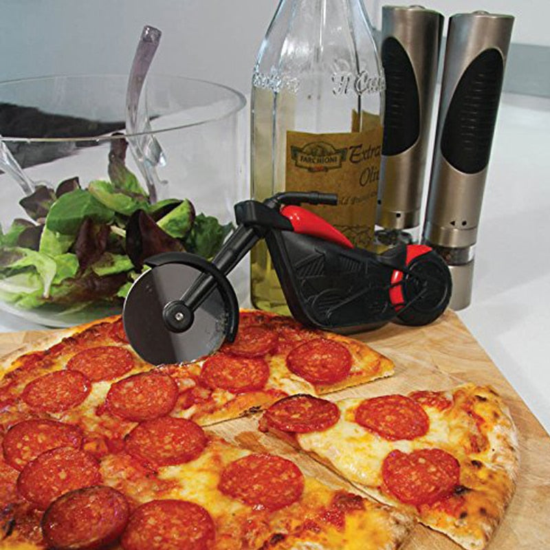 Luxe Motorcycle Style Pizza Cutter - MotoSlice