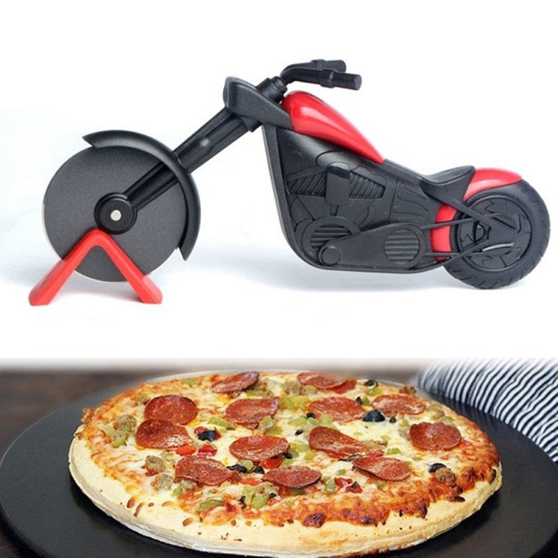 Luxe Motorcycle Style Pizza Cutter - MotoSlice
